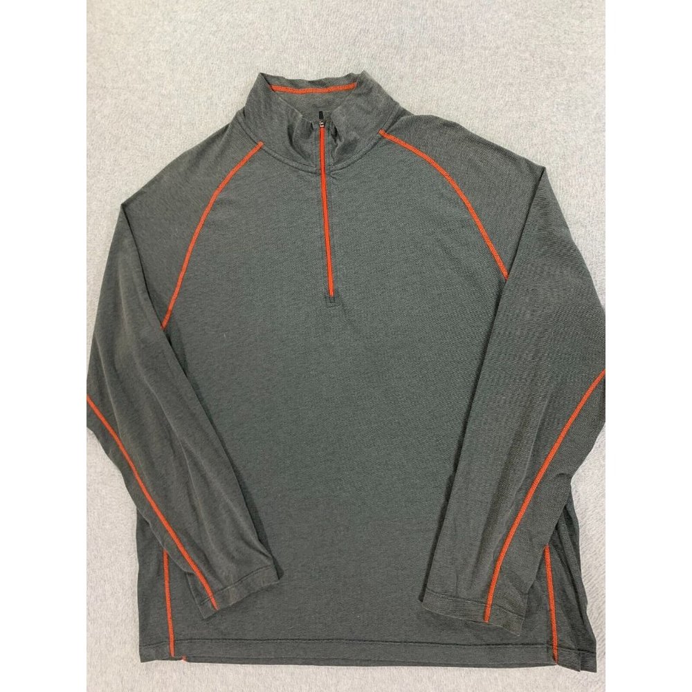 Cloudveil Half‎ Zip Long Sleeve Base Layer Shirt (Men's XXL) Gray